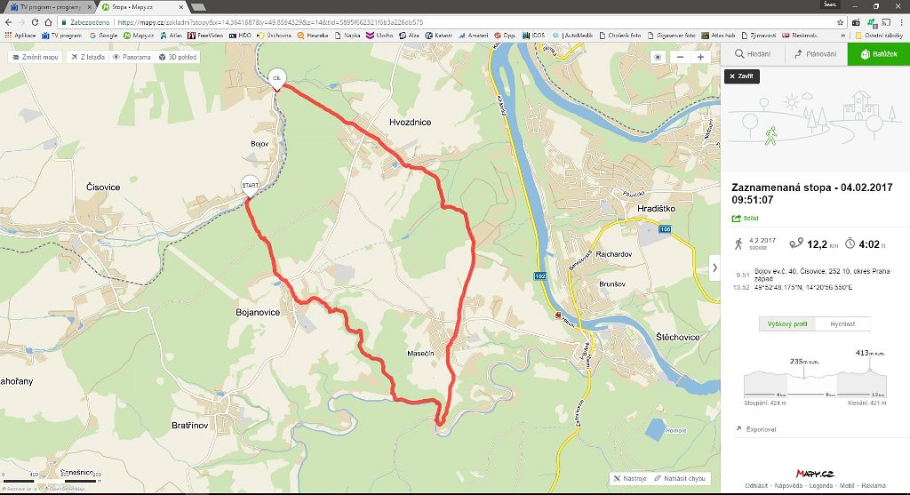 Bojanovice-Bojov 1.jpg - Trasa výletu